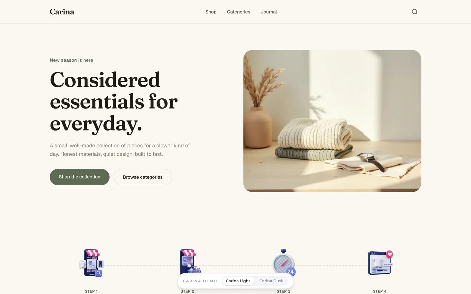 Carina theme
