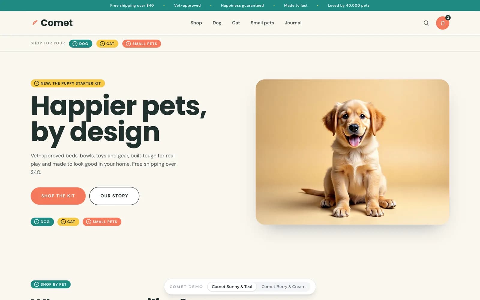Comet theme