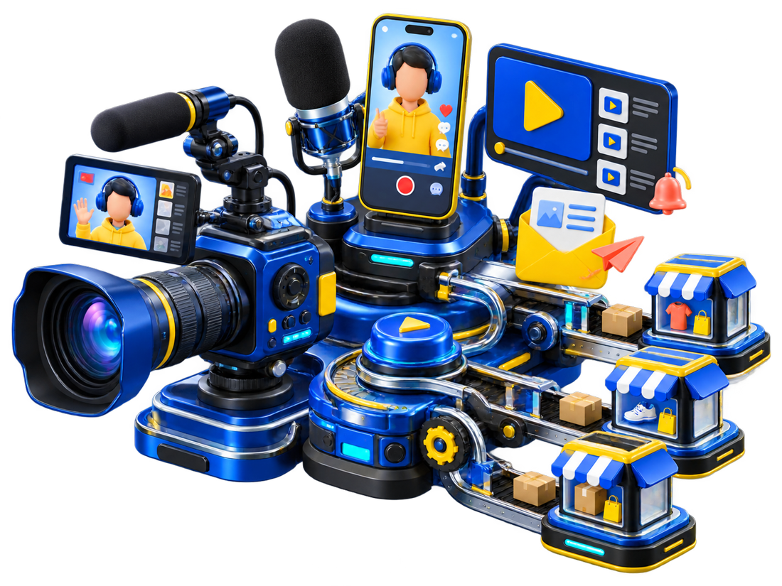 A 3D creator studio connecting content tools to new online stores